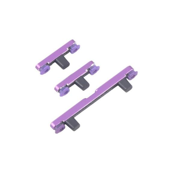 Botones Laterales Para Motorola Edge 60 Pro Morado