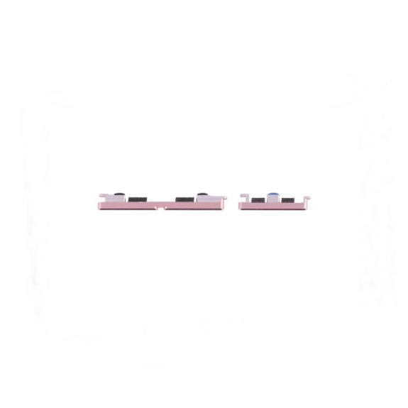 Botones laterales para Oppo R11 rosa
