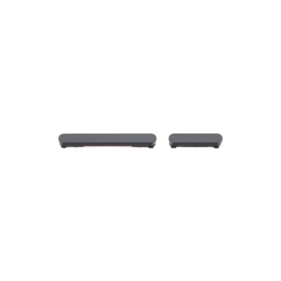 Botones laterales para Samsung Galaxy S25 Azul-Negro 2 piezas