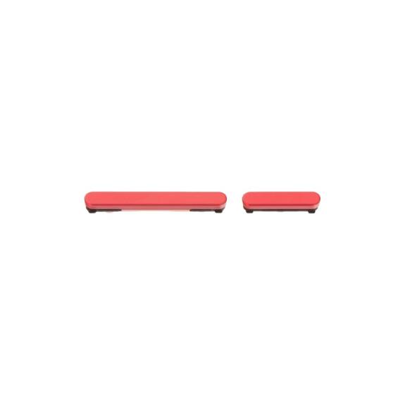 Botones laterales para Samsung Galaxy S25 / S25+ Coral 2 piezas
