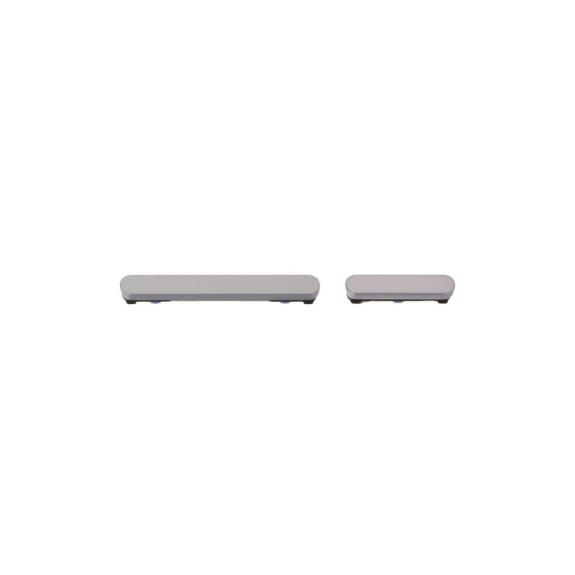 Botones Laterales Para Samsung Galaxy S25 / S25 Plus plateado