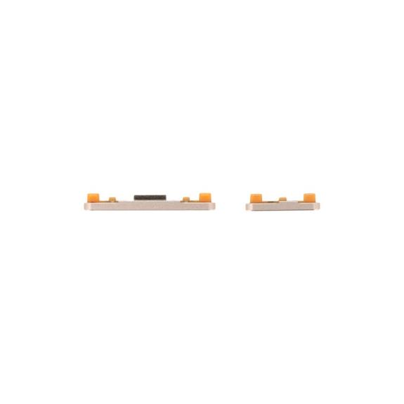 Botones Laterales Para Xiaomi 15T rosa-dorado