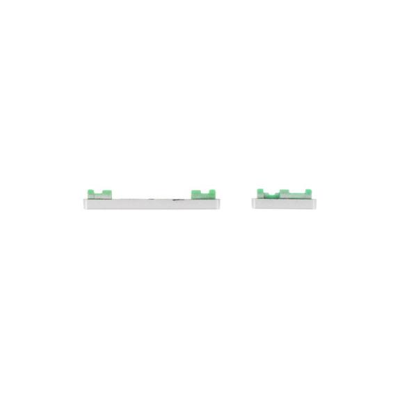 Botones Laterales Para Xiaomi Poco F5 Pro en color blanco