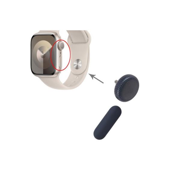 Botones Laterales y Tuerca Para Apple Watch Series 9 Marino
