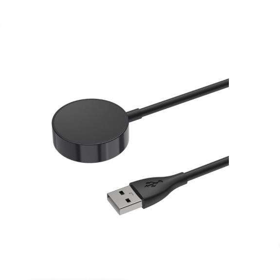 Cable Carga Inalambrica Para Samsung Galaxy Watch negro (USB-A)