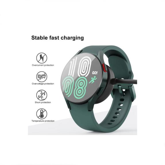 Cable Carga Inalambrica Para Samsung Galaxy Watch negro (USB-C)