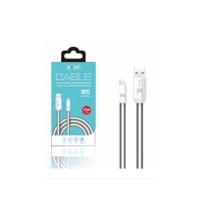 CHARGER CABLE BWOO X93 2.4A (IPHONE) COLOR GREY