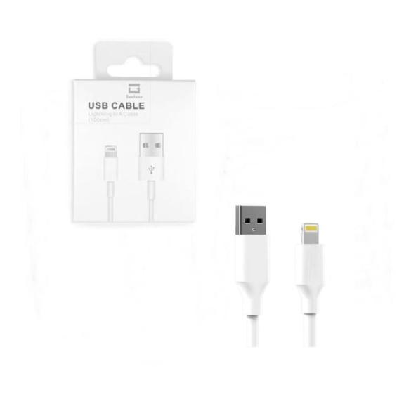Cable de carga Lightning - USB A para iPhone (1metro)