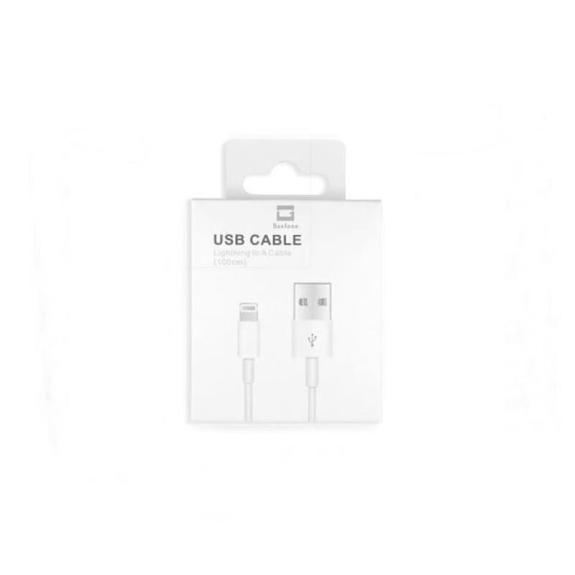 Cable de carga Lightning - USB A para iPhone (1metro)