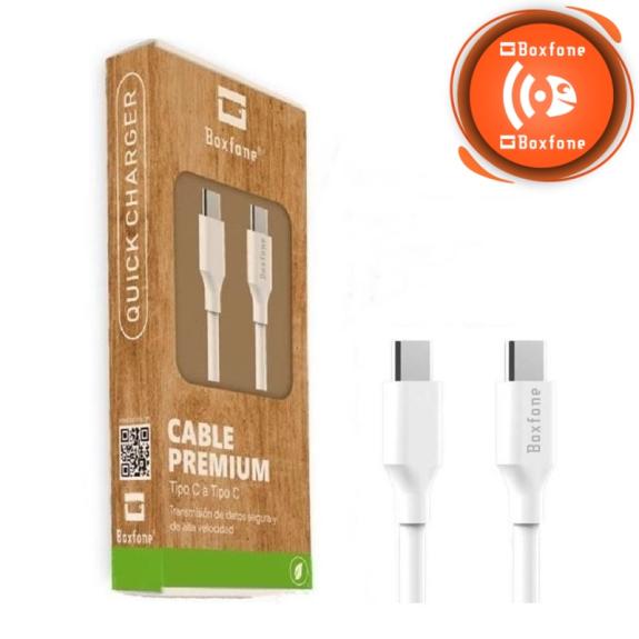 Cable de carga rápida y datos Tipo C - Tipo C (1metro)