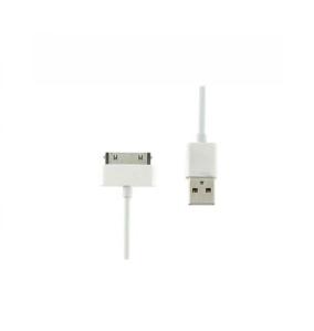 CABLE DEL CARGADOR USB IPHONE 4/4S/3G/3GS COLOR BLANCO