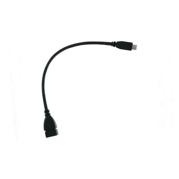 Cable USB a tipo C OTG negro
