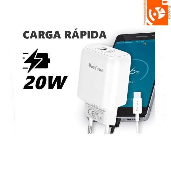 Cargador con puertoTipo C con cable Tipo C