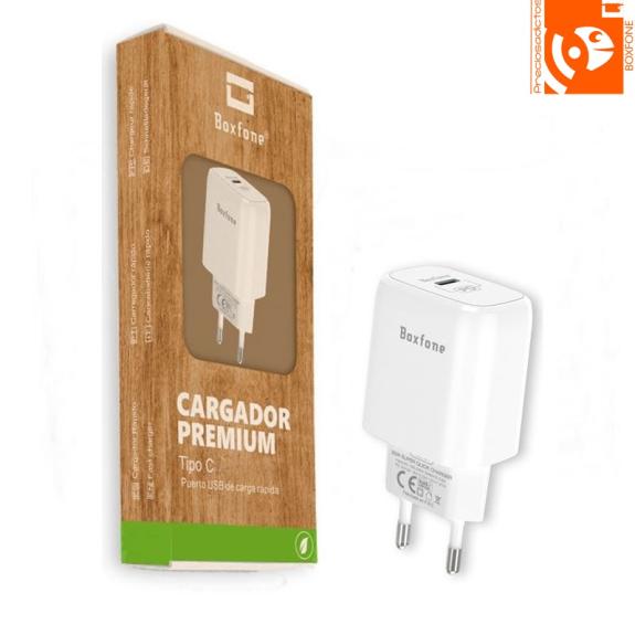 Cargador de red con puerto Tipo C