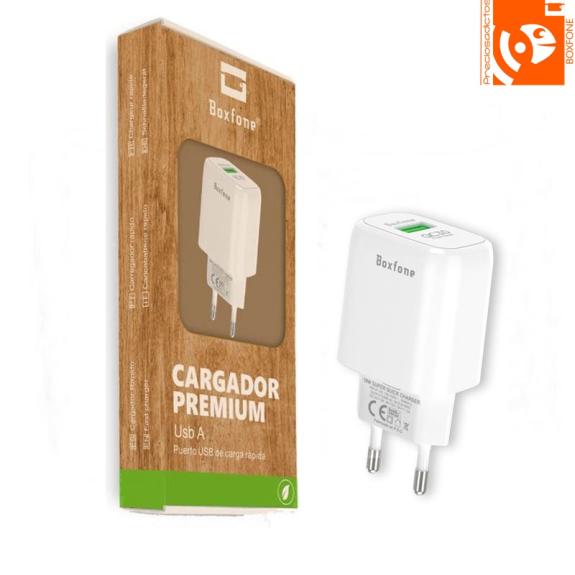 Cargador de red con puerto USB
