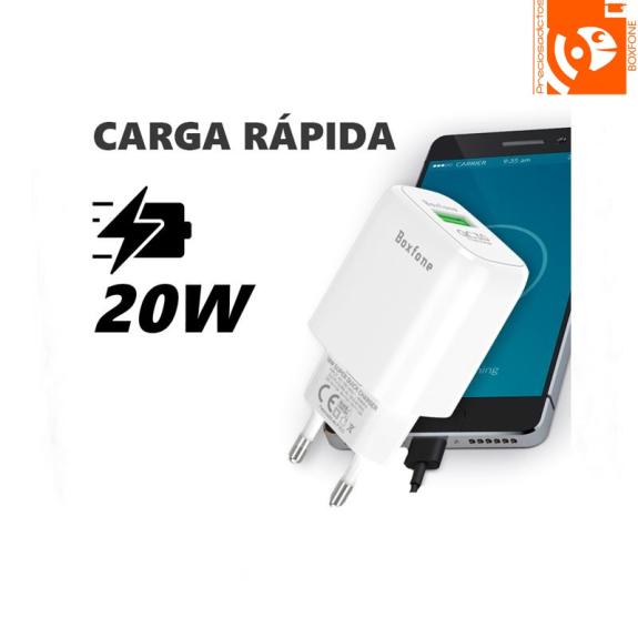 Cargador de red con puerto USB