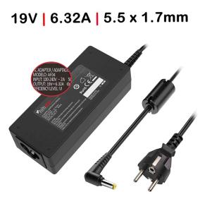 Cargador para portátil Acer 120W 19V 6.32A 5.5X1.7mm