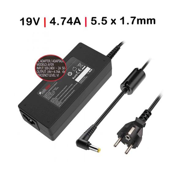 Cargador para portátil Acer 19V 4.74A 90W