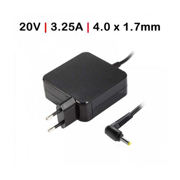 Cargador para portátil Lenovo V155-15API 20V 3.25A 65W 4.0X1.7MM