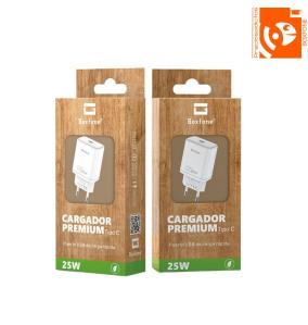 Cargador tipo C blanco PD 2.0