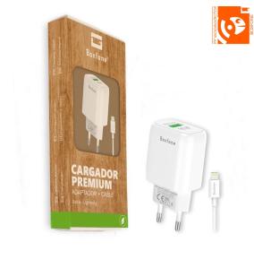 Cargador USB  con cable lightning para iPhone