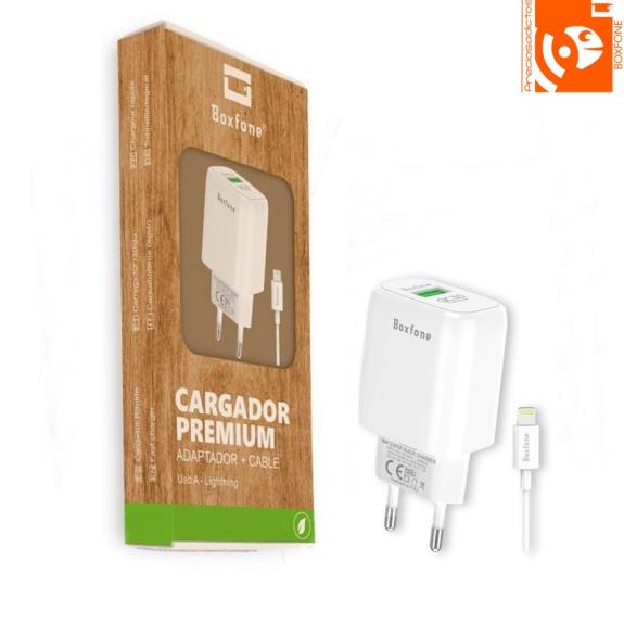 Cargador USB  con cable lightning para iPhone