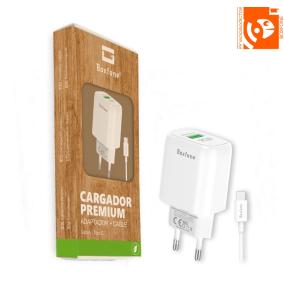 Cargador USB  con cable Tipo C