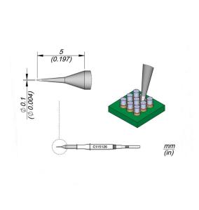 Punta Soldador JBC C115126 de Cabezal Cónica - 0.1mm