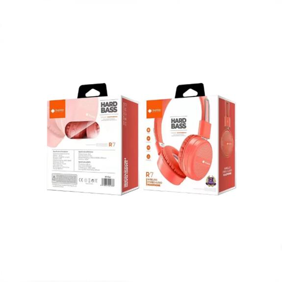 CASCOS INALAMBRICOS COLOR ROJO