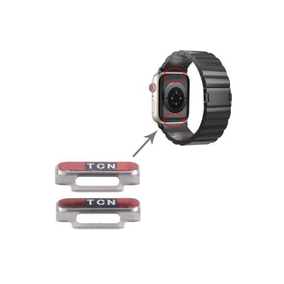 Cerradura Para Apple Watch Series 10 46MM / 42MM en color Gris