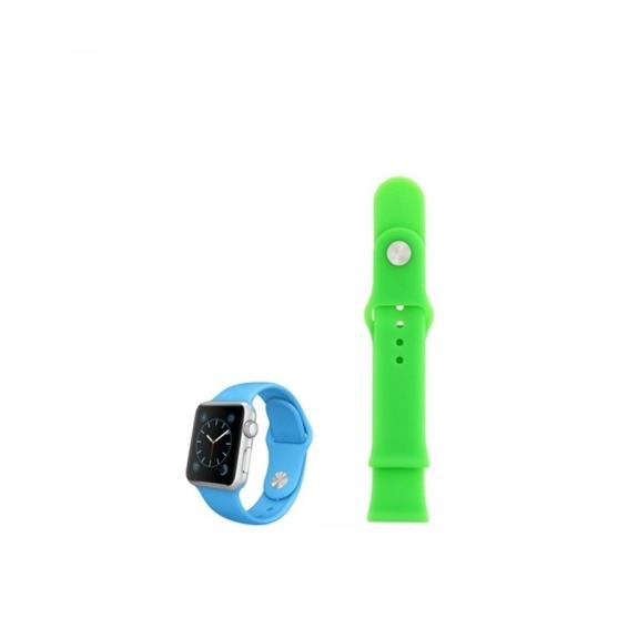 CORREA COMPATIBLE PARA RELOJ APPLE WATCH 42 MM COLOR VERDE