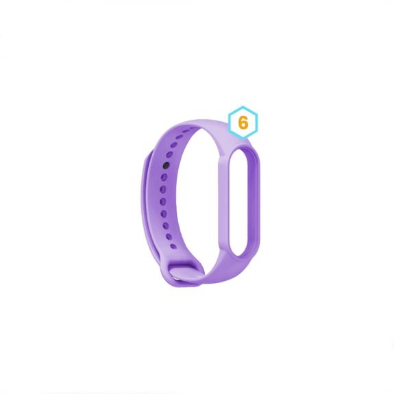 Correa pulsera para Xiaomi Mi Band 7 Lila
