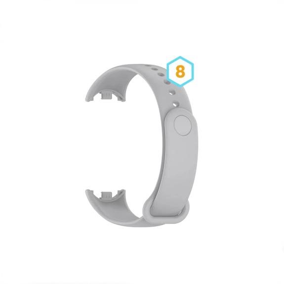 Correa pulsera para Xiaomi Mi Band 8 Gris