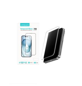 Cristal Curvo Templado Para iPhone 18 Duo Negro