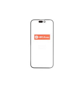 Cristal Frontal Para iPhone 15 Pro en color negro