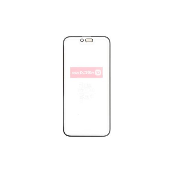 Cristal Frontal Para iPhone 15 Pro Max en color negro