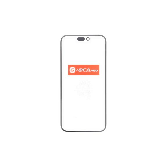 Cristal Frontal Para iPhone 15 Pro Max en color negro
