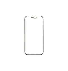 Cristal Frontal Para iPhone 16 en color negro (Incluye G+OCA)