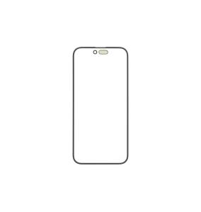 Cristal Frontal Para iPhone 16 Plus en color negro (Incluye G+OC
