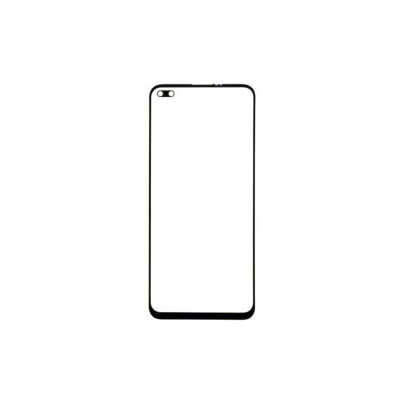Cristal frontal para Realme 6 Pro en color negro (incluye OCA)