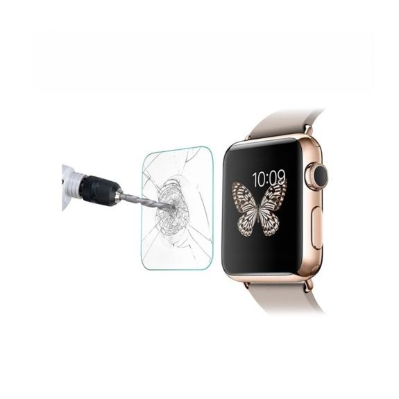 CRISTAL TEMPLADO 0.3MM 2.5D PARA APPLE WATCH 38MM