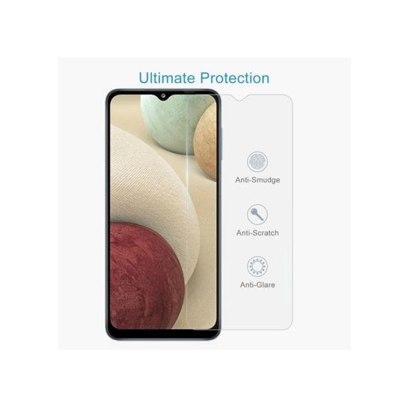 CRISTAL TEMPLADO 2.5D NEGRO PARA SAMSUNG GALAXY A12 / A12 NACHO