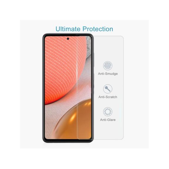 CRISTAL TEMPLADO 2.5D TRANSPARENTE PARA SAMSUNG GALAXY A72 5G