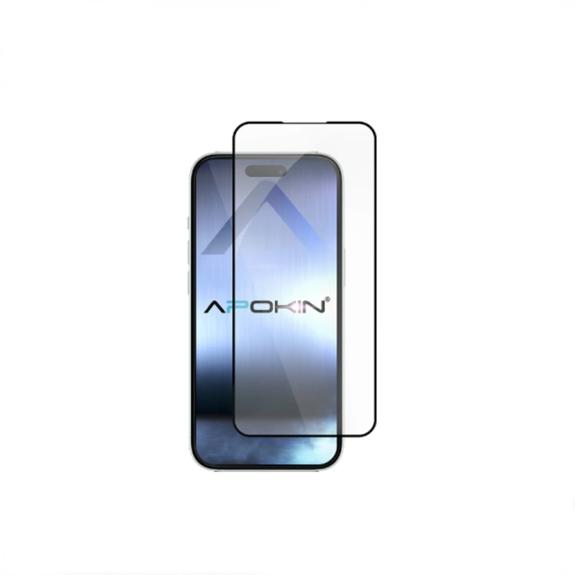 Cristal Templado Para iPhone 17 Negro (17 Pro)