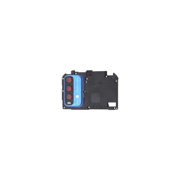 CUBIERTA CARCASA PLACA BASE PARA XIAOMI REDMI NOTE 9 4G AZUL