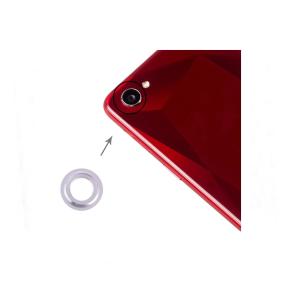 Cubierta lente para Oppo A3 / F7 plateado