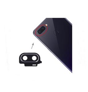 Cubierta lente para Oppo R15 plateado