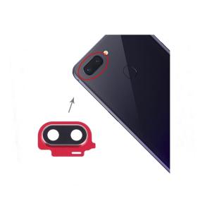 Cubierta lente para Oppo R15 rojo