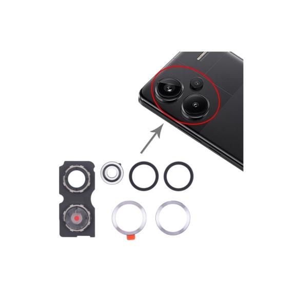 Embellcedor Para Xiaomi Redmi Note 13 Pro Plus en color plateado