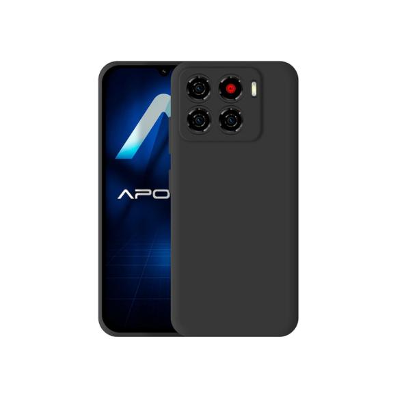 Funda de silicona suave para ZTE Blade A36 negra
